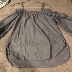 Off the shoulder seven sister blouse